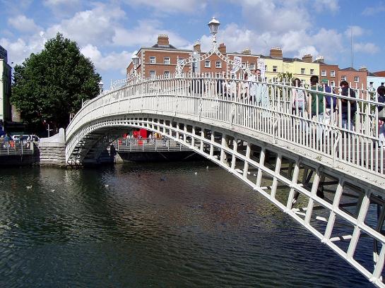 zero 0 euro souvenir banknote Ireland souvenirschein Ha'penny Bridge dublin