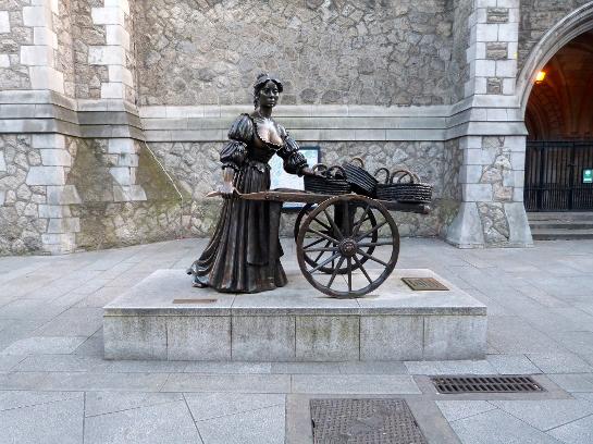 zero 0 euro souvenir banknote Ireland souvenirschein Molly Malone statue dublin